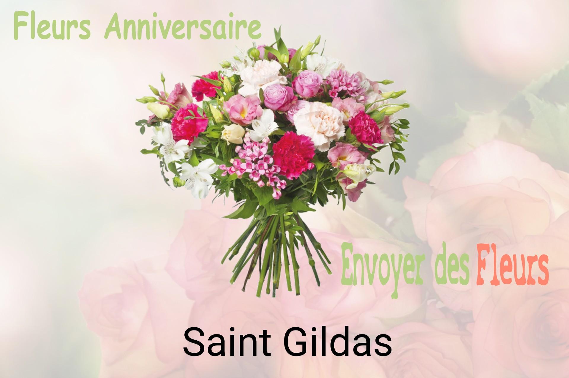 Bouquet de fleurs d’anniversaire livré à Saint-Gildas